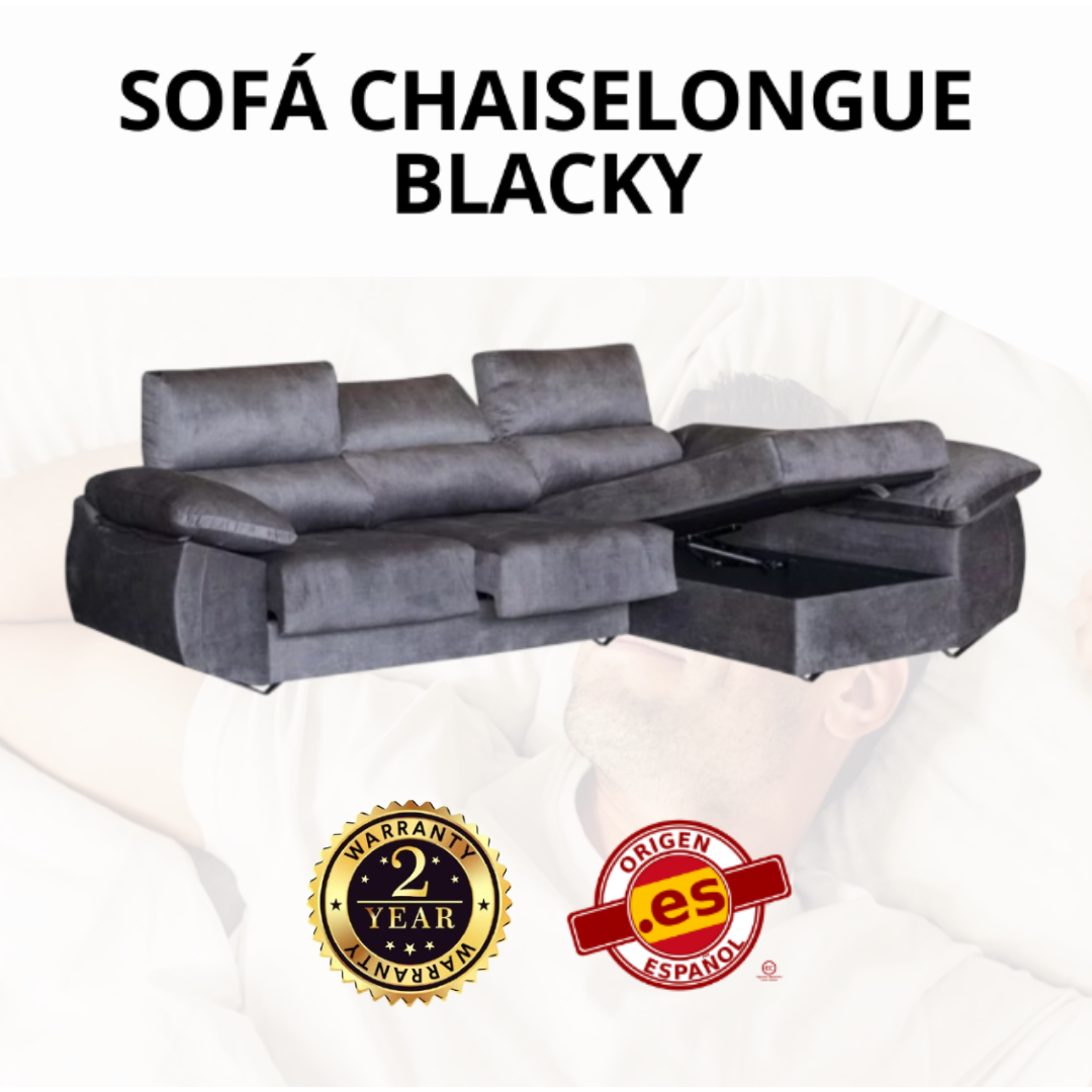 Sofá Chaiselongue Blacky