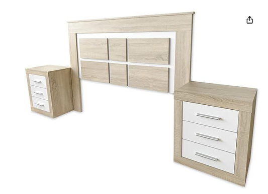 Pack Dormitorio Cuba Mesitas y Cabecero