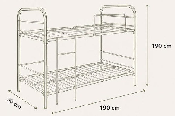 Litera metálica Eco 90x190