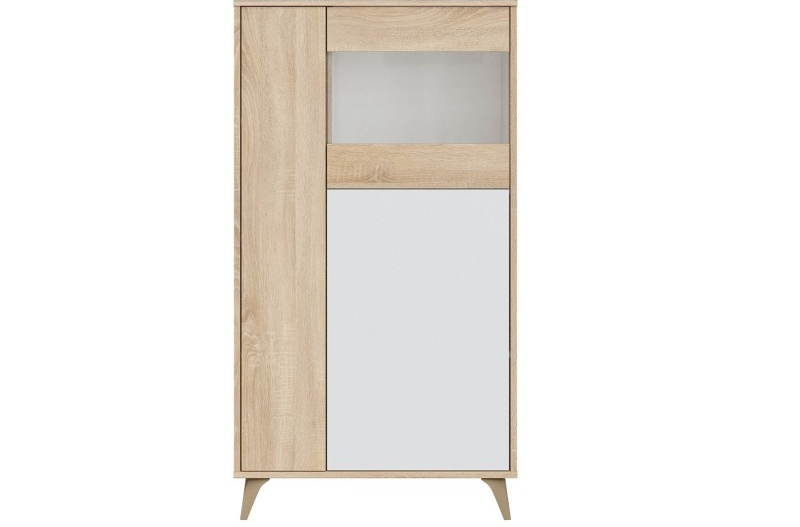 Mueble Comedor TV salón Aura + Estante y Vitrina