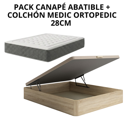 Pack canapé + colchón Medic Ortopedic 28 cm