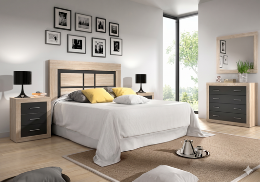 Pack Dormitorio Sara Mesitas y Cabecero