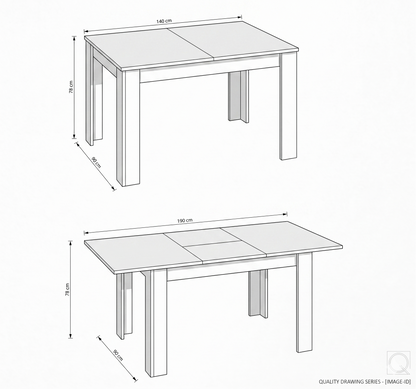 Mesa de desplegable Atenas
