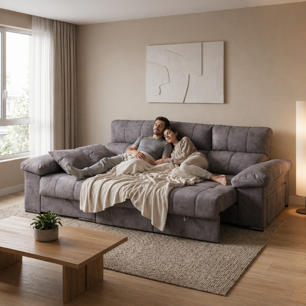 Sofá ROMA convertido en cama