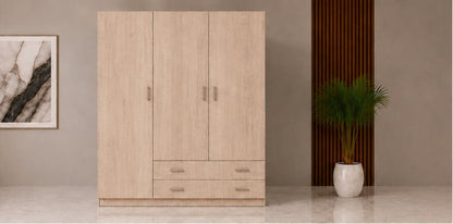 Armario Eco 3 puertas y 2 cajones