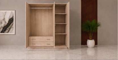 Armario Eco 3 puertas y 2 cajones