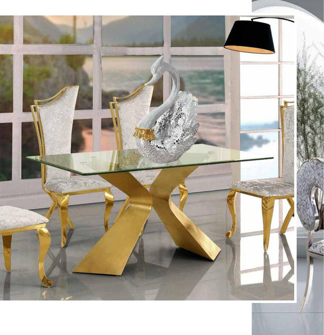 Cisne decorativo de cristal
